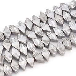 Electroplate Non-magnetic Synthetic Hematite Beads Strands&nbsp;G-T061-173