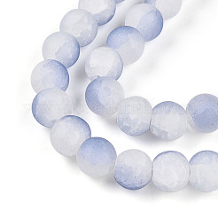 Crackle Glass Beads&nbsp;X1-GLAA-N009-10mm-07