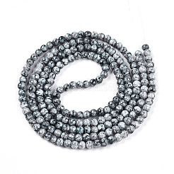 Baking Paint Glass Beads Strands&nbsp;DGLA-N003-4mm-A06