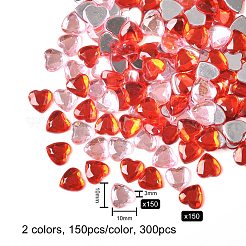 2 Colors Imitation Taiwan Acrylic Rhinestone Cabochons&nbsp;GACR-SZ0001-08