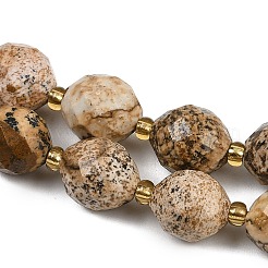 Natural Picture Jasper Beads Strands&nbsp;G-N342-149I-11