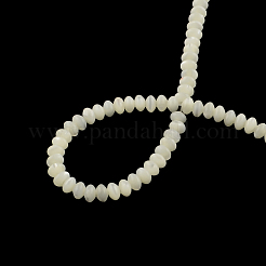 Rondelle Natural Trochid Shell/Trochus Shell Beads Strands&nbsp;SSHEL-F290-29