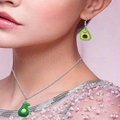 15Pcs 3 Styles Opaque Resin Fruit Pendants&nbsp;RESI-YW0001-72