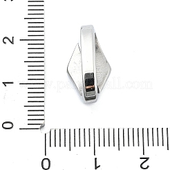 Non-Tarnish 304 Stainless Steel Slide Charms&nbsp;STAS-H219-11P