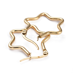201 Stainless Steel Hoop Earrings&nbsp;EJEW-I245-31E
