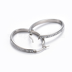 304 Stainless Steel Hoop Earrings&nbsp;EJEW-L232-037A-01P