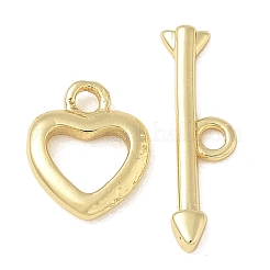 Brass Toggle Clasps&nbsp;KK-CBAFC6C-07C-G