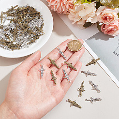 100Pcs 2 Colors Tibetan Style Alloy Pendants&nbsp;FIND-AR0004-46