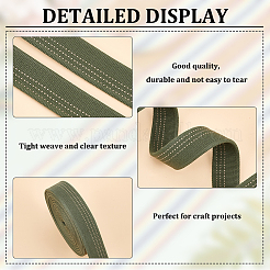 5 Yards Polycotton Ribbon&nbsp;OCOR-WH0078-169A