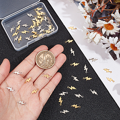 60Pcs 2 Colors 201 Stainless Steel Charms&nbsp;STAS-UN0055-75