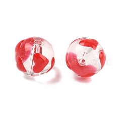 Transparent Glass Enamel Beads&nbsp;GLAA-P078-01A-09