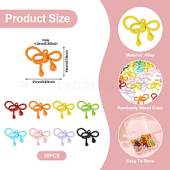 30Pcs Spray Paint Alloy Pendants&nbsp;FIND-TA0006-82