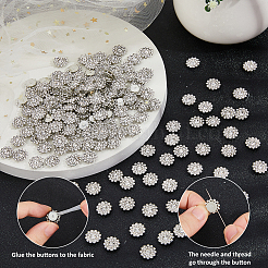 300Pcs Brass Rhinestones Cabochons&nbsp;FIND-FH0016-69