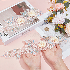 Polyester Embroidery Sew on Appliques&nbsp;DIY-WH20010-38A-02