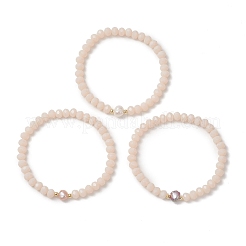 Natural Cultured Freshwater Pearl & Glass Beaded Stretch Bracelets for Women&nbsp;BJEW-JB13082