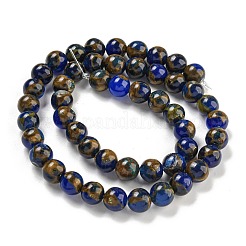 Synthetic Gold Clinquant Stone Beads Strands&nbsp;G-P549-A01-01A