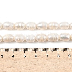 Natural Cultured Freshwater Pearl Beads Strands&nbsp;PEAR-I007-01D-05A-01