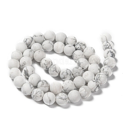 Natural Howlite Beads Strands&nbsp;G-D696-8mm
