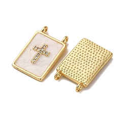 Brass Micro Pave Cubic Zirconia Pendants&nbsp;KK-D390-27G-07