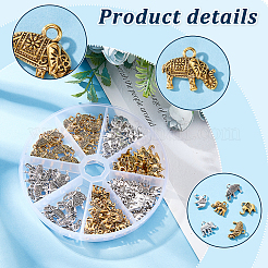 96pcs 6 style Tibetan Style Alloy Pendants&nbsp;TIBEP-PH0001-55