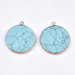 Synthetic Turquoise Pendants&nbsp;G-T112-24N