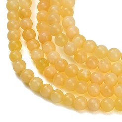 Natural Yellow Calcite Beads Strands&nbsp;GG-CBAA3AB-02-4mm