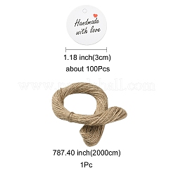 100Pcs Paper Gift Tags&nbsp;CDIS-YW0001-11D