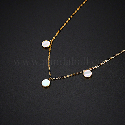 304 Stainless Steel Pendant Necklaces for Women&nbsp;RG3709-2