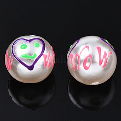 ABS Plastic Imitation Pearl Beads&nbsp;KY-N015-108
