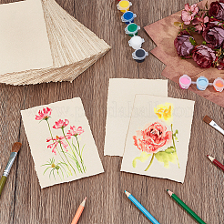 50Pcs Wood Pulp Watercolor Paper&nbsp;DIY-WH0671-347B