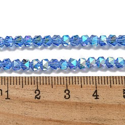 Electroplate Glass Beads Strands&nbsp;GLAA-Q105-02-06