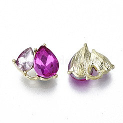 UV Plated Alloy Cabochons&nbsp;PALLOY-S181-034-RS
