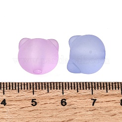 Frosted Transparent Acrylic Beads&nbsp;FACR-C001-01E