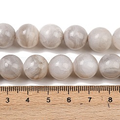 Round Natural Crazy Lace Agate Beaded Strands&nbsp;G-L374-01-12mm