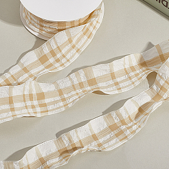 1 Roll Polyester Ruffled Ribbon&nbsp;SRIB-CY0001-14E
