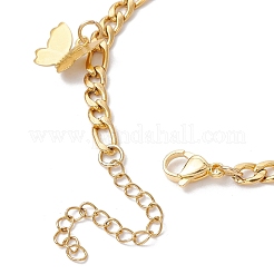 304 Stainless Steel Figaro Chains Bracelets&nbsp;BJEW-JB11604-02