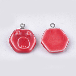 Handmade Porcelain Pendants&nbsp;PORC-T002-95