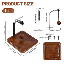 Pine with Iron Napkin Holder&nbsp;AJEW-WH0609-141