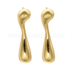 Rack Plating Brass Teardrop Stud Earrings for Women&nbsp;EJEW-Z019-08G