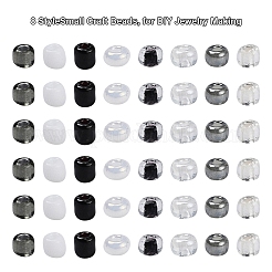 8 Style 8/0 Glass Round Seed Beads&nbsp;SEED-YW0001-38B