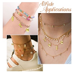 6Pcs 3 Styles Coffee Theme Brass Pendants&nbsp;KK-CJ0003-15