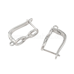 SHEGRACE Brass Hoop Earring Findings&nbsp;XGRQ79362-944P