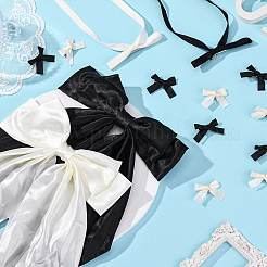 6 Styles Bowknot Polyester Hair Barrettes&nbsp;PHAR-SP0001-22A