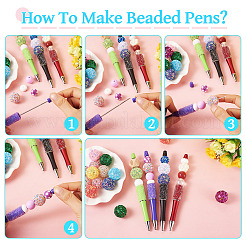 Plastic Beadable Pens&nbsp;BT-TAC0003-08B