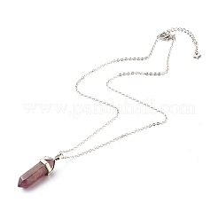 Bullet Shaped Natural Mixed Gemstone Jewelry Sets&nbsp;SJEW-JS01204