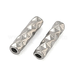 304 Stainless Steel Tube Beads&nbsp;STAS-Z192-07P-03