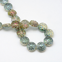 Electroplate Glass Beads Strands&nbsp;X-EGLA-Q063-01