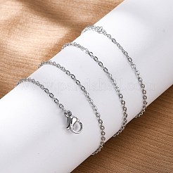 Brass Cable Chain Necklaces&nbsp;NJEW-D302-82P