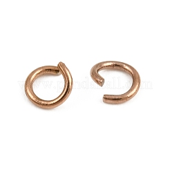304 Stainless Steel Open Jump Rings&nbsp;STAS-M235-02C-RG