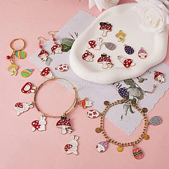 32Pcs 16 Style Alloy Enamel Pendants&nbsp;ENAM-SZ0002-69